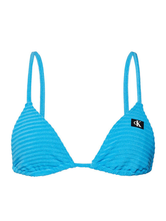 Triangle Bikini Top Blue