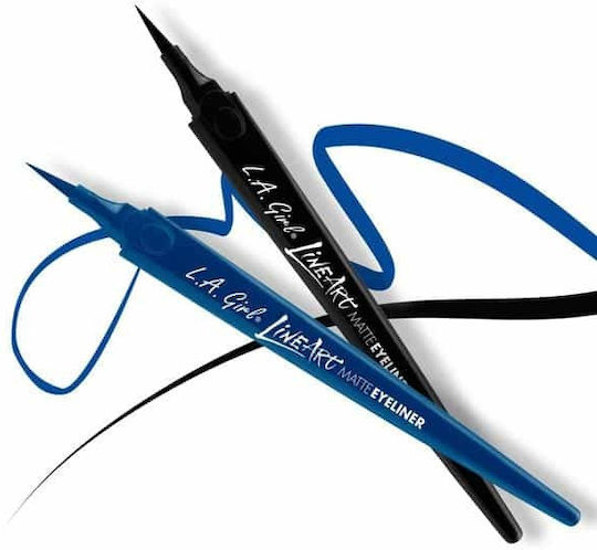 L.a. Eye Eyeliner Girl Line Art Matte Eyeliner Pen, 0.4ml - 715 Pure White
