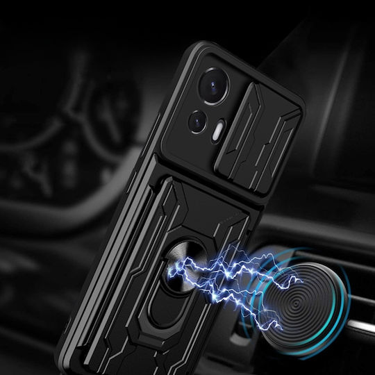 Back Cover Metalic Negru (Motorola Edge 30 Neo 5G)