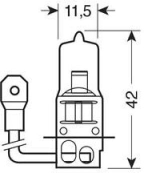 Narva Lămpi Autoturismului H3 Halogen 12V 55W 1buc