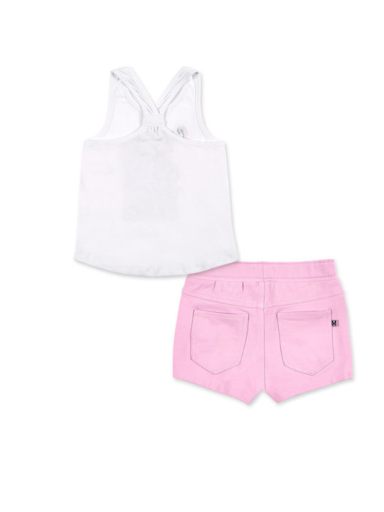 Nath Kids Kids Set with Shorts Summer 2pcs White