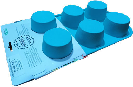 Formă de Patiserie pentru Cupcakes/Muffins din Silicon 30x18x4buc 1buc
