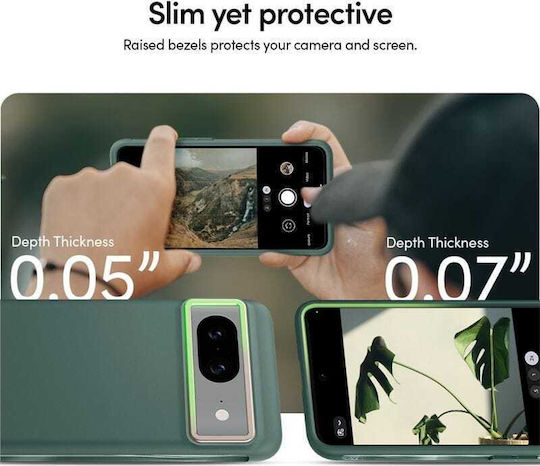 Spigen Cyrill Back Cover Silicone with Strap Green (Google Pixel 8)