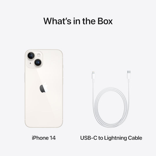Apple iPhone 14 (6GB/256GB) Starlight