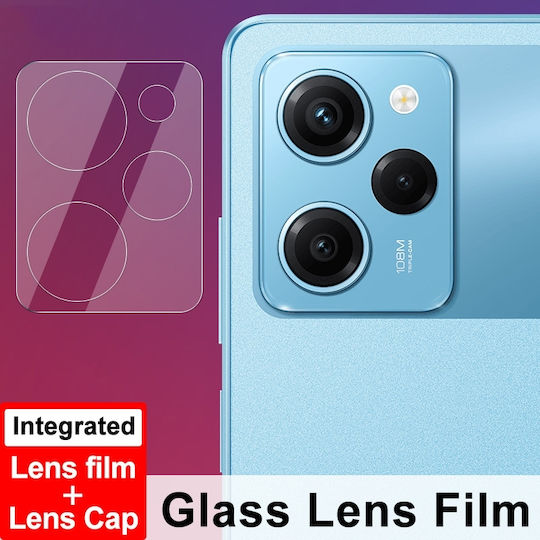 Kameraglas für Xiaomi Redmi Note 12 Pro Speed / Poco X5 Pro 5G Speed imak Integrierte Folie mit Rückkameraobjektiv