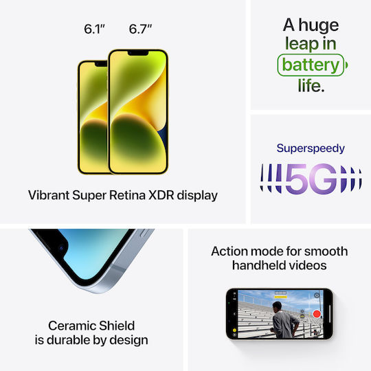 Apple iPhone 14 (6GB/512GB) Midnight