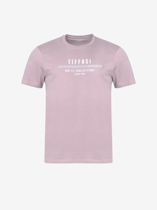 Tiffosi Herren T-Shirt Kurzarm Lila