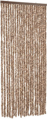 vidaXL Türvorhang Beige 100x220cm 377323