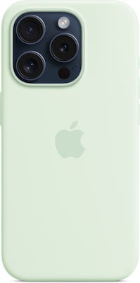 Apple Silicone Case with MagSafe Soft Mint (iPhone 15 Pro)