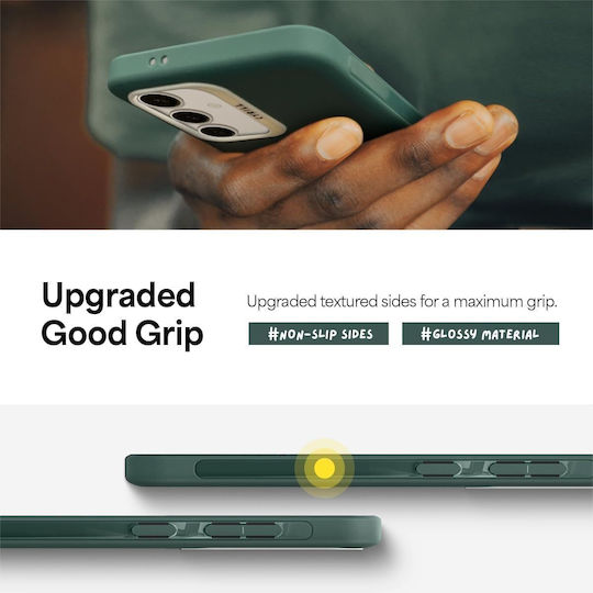 Spigen Cyrill UltraColor Back Cover Σιλικόνης με Λουράκι Πράσινο (Galaxy S24)