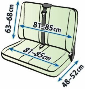 Car Seat Covers Delivery Van Ares Dv2-m 2seats With Table