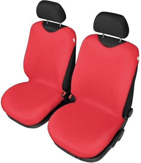 Cridem Undershirt Undershirt Front Seat Cover 2pcs - Roșu