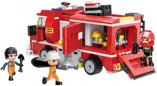 Qman Building Blocks Fire-Fighting Strike For 6+ Years 370 Pieces
