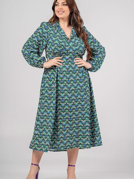 Lovesize Summer Midi Dress Green