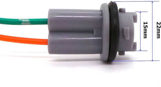 Socket W16w T10, W5w, T15 - 1 Pc