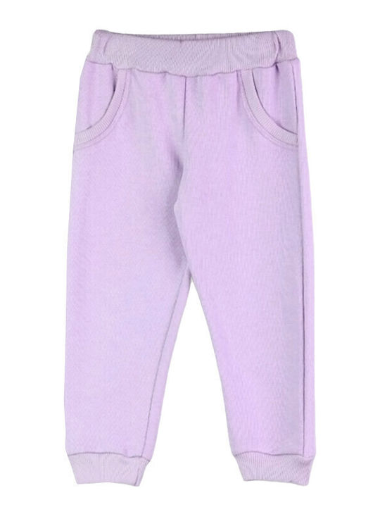 Nek Kids Wear Kinder Sweatpants Set - Jogginganzug Lila 2Stück