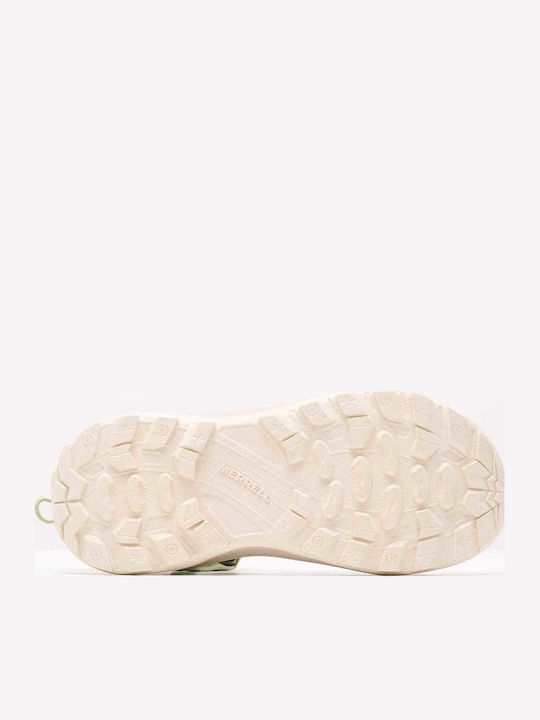 Women's Flat Sandals in Green Color