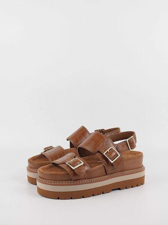 Women's Platform Shoes Tabac Brown