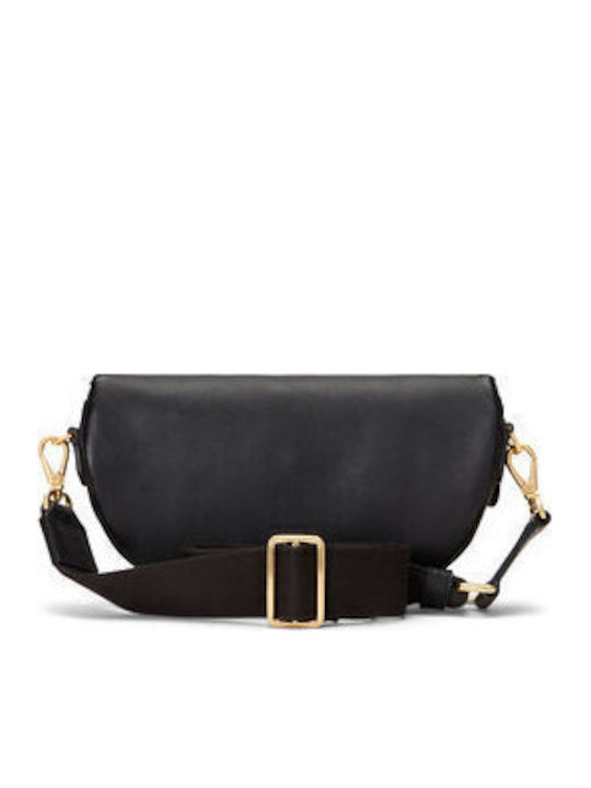 Women's Leather Bum Bag Black
