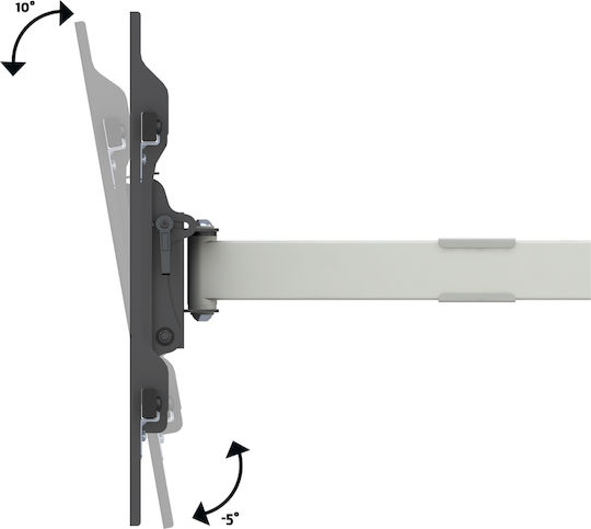 Multibrackets M Universal Long Reach Arm HD 910mm Dual Wall TV Mount with Arm up to 80" and 60kg White