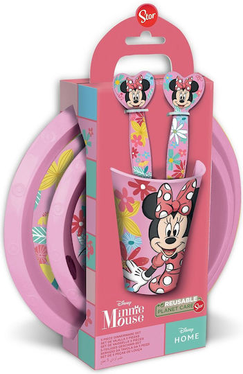 Children's Set Minnie Mouse Pink 5 Pieces