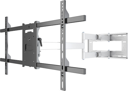 Multibrackets M Universal Long Reach Arm HD 1010mm Single Suport TV de perete cu braț până la 75" și 40kg Alb