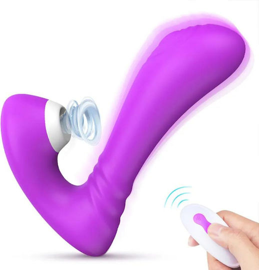 Lyst Kabelloser G-Punkt-Vibrator mit Absaugung Mit 9 Absaugungen & 9 Silikon-Vibrationen
