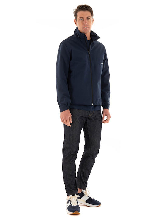 Jack & Jones Stand Herren Winter Jacke Lässig Navy