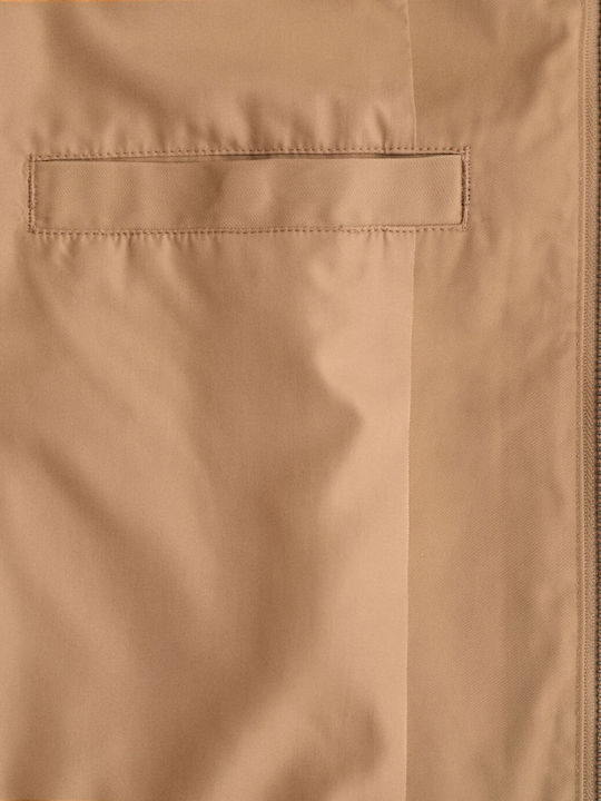 Men's Summer Jacket Gant Beige 3g7006388-g0213 Regular Fit