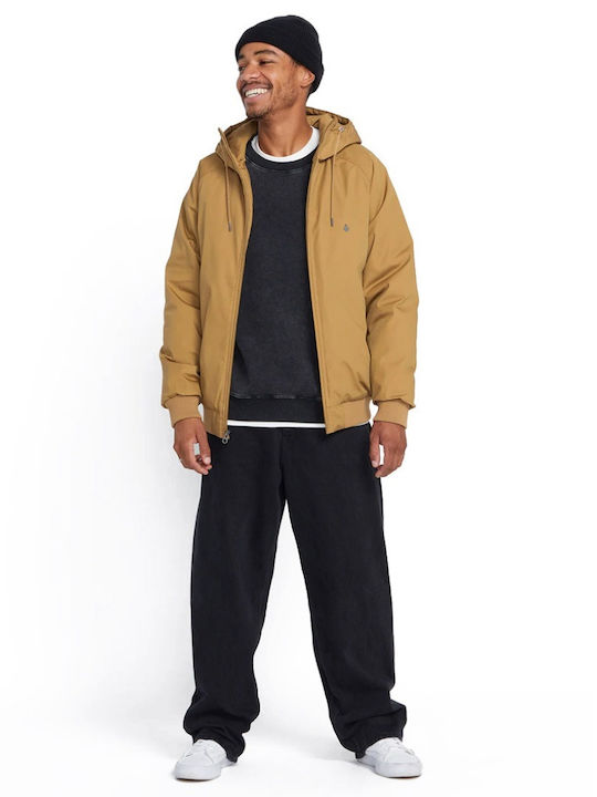 Volcom Hernan 5k Herren Winter Jacke Lässig mustard