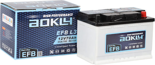 Μπαταρία Φορτηγών Efb Start And Stop Aokly 70α (276*175*190)