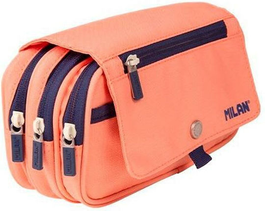 Milan Series 1918 Pink Pencil Case 13 X 24 X 10 Cm
