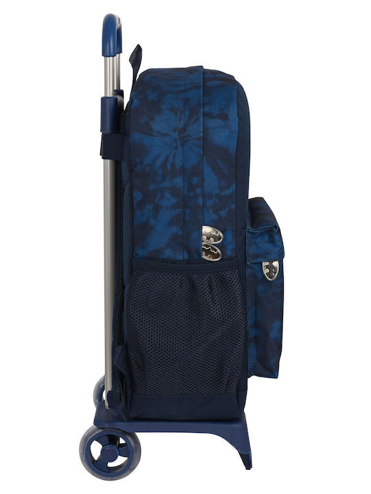 Batman Legendary Navy Blue School Bag with Wheels 30 X 43 X 14 Cm