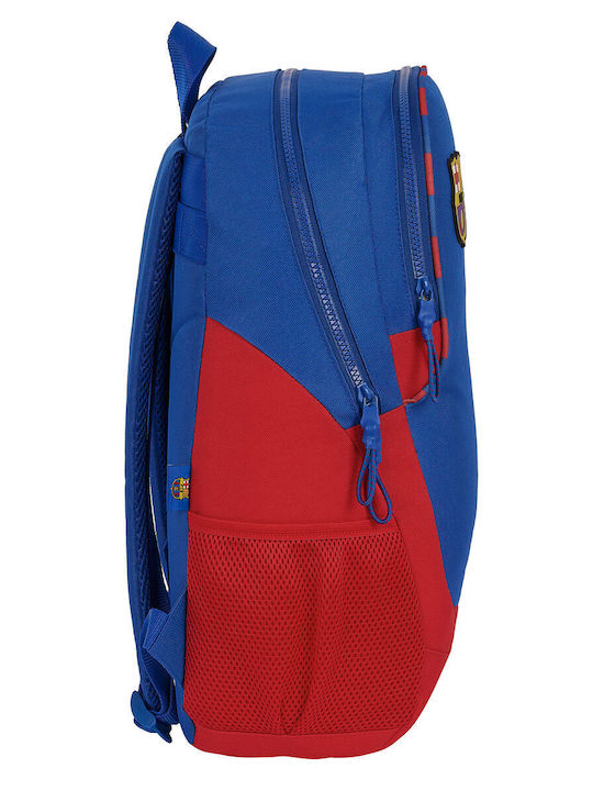 School Bag F.c. Barcelona Blue Bordeaux 32 X 44 X 16 Cm