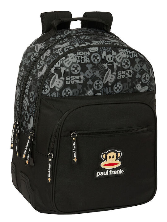 School Bag Paul Frank Join The Fun Black 32 X 42 X 15 Cm | Skroutz.mt