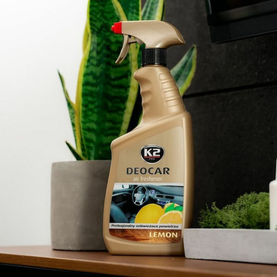 Освежител за въздух K2 Deocar 700ml - Лимон