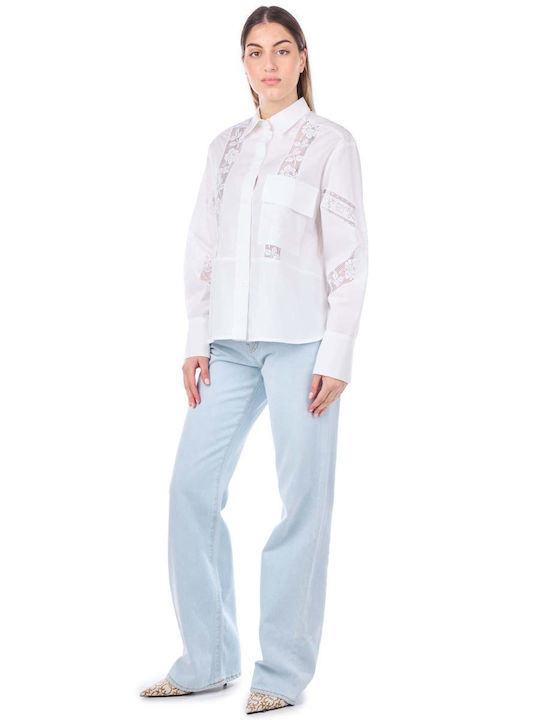 Women's Long Sleeve Shirt White