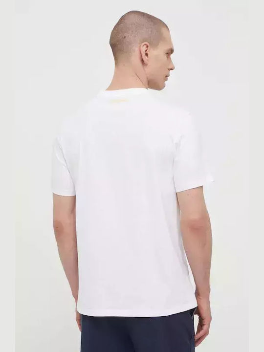 Karl Lagerfeld Men's Short Sleeve Blouse White