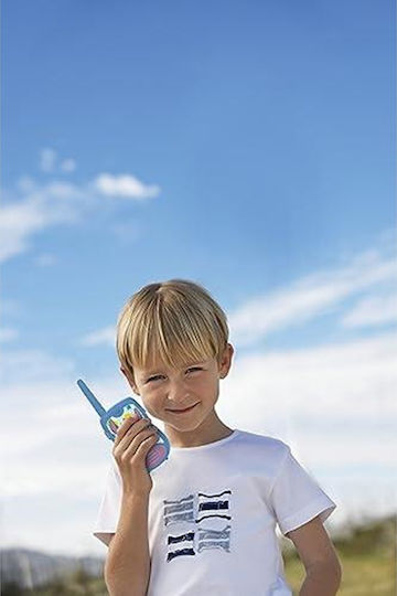Lexibook Tw12d Disney Stitch-walkie Talkies, 200m, Set For Kids, 2 Communication Channels, Belt Clip, Blue/purple