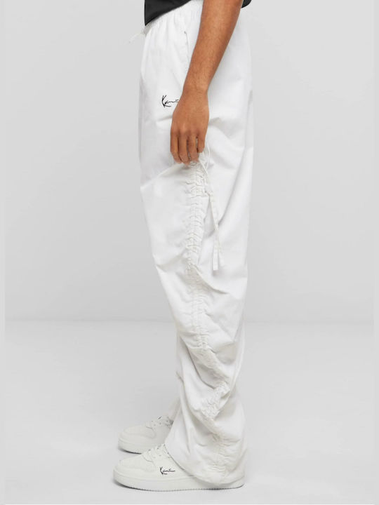 Karl Kani Small Signature Women's Fabric Trousers White