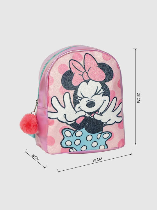 Σακίδιο Πλάτης Casual Minnie Mouse Ροζ 19 X 23 X 8 Cm