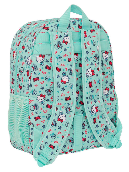 Hello Kitty Sea Lovers Türkis Schulranzen 33 x 42 x 14 cm
