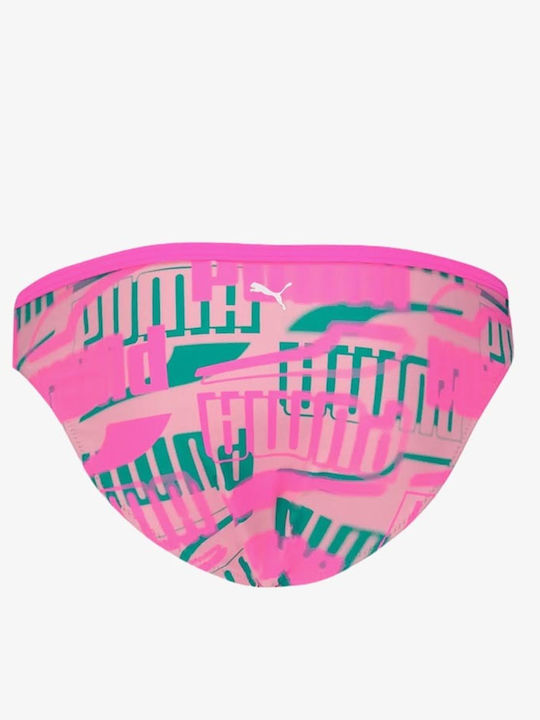 PUMA Kids Swimwear Bikini Fluo Pink Combo