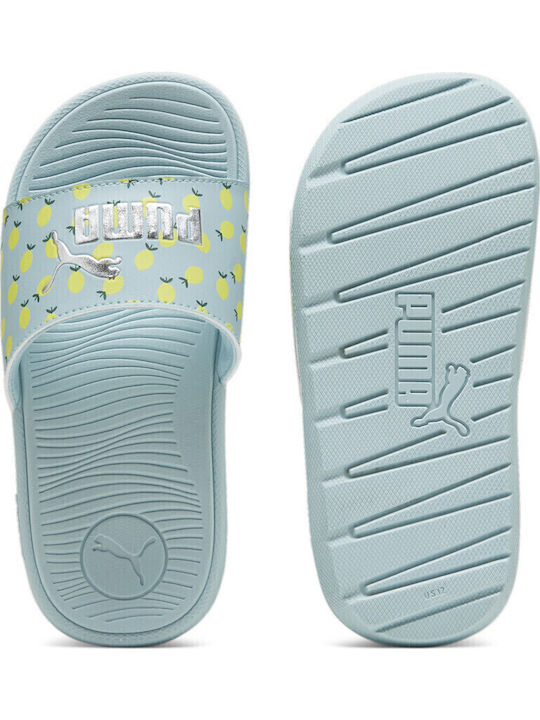PUMA Kids' Sandals Turquoise Cat 2.0