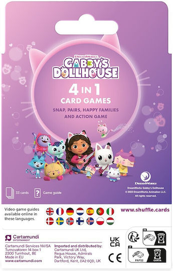 Board Game Gabby’s Dollhouse Shuffle Fun for 2-10 Players 4+ Years Old (EN) Cartamundi