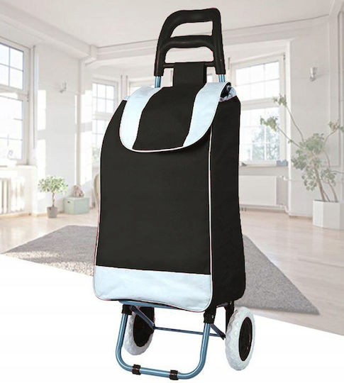 Shopping Trolley Black 55x55x55cm