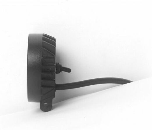 Kamar 12led Work Lamp Metal Round With Switch 12/24v