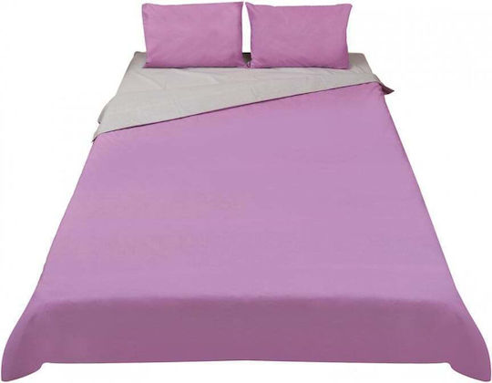 Heinner Set Cearșafuri Dublu 200x220cm. Violet 4buc