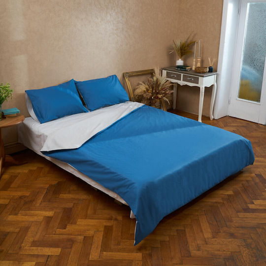 Heinner Set Dublu 4buc 200x220cm Albastru