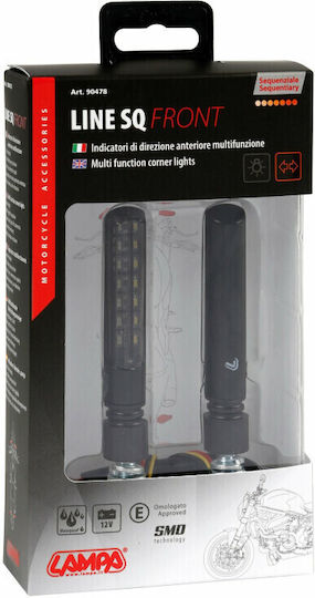 Line Sq Front Sequentiary Led Corner Lights And Front Position Lights - 12v Led